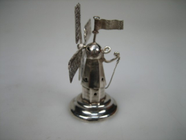 Zeldzame Antieke Mini Zilveren Miniatuur Molen uit ca. 1925 Veiling Object