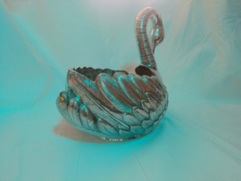 Zilveren Zwaan als Fruitschaal Groot Model ca.1965 van een bekende Nederlander