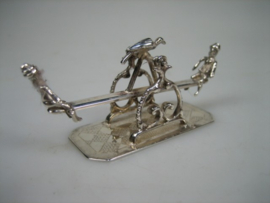 Antieke Hollandse zilveren miniatuur uit ca.1917