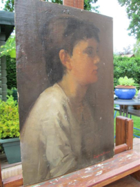 Eikenhouten Paneel van Sophia Wilhelmina de Ridder uit ca. 1893