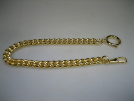 Klassieke gouddouble zakhorloge ketting nieuw uit eigen import