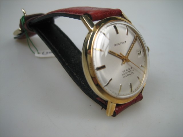 Jaquet - Droz 18 Karaat Zeldzaam Geel goud Horloge automatic uit ca. 1982