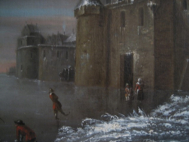 Winterlandschap Thomas Heeremans toeschrijving uit ca. 1691 uit een privé collectie