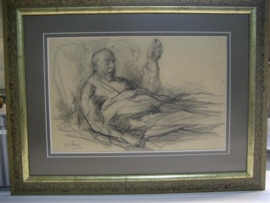 Jozef Israëls tekening 1824 - 1911 | Kunsthandel Antiekjuwelier Briljant