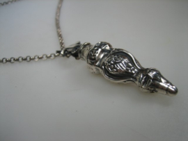 Antiek zilveren hanger van Zeeuwse Mutsen Speld uit ca. 1900