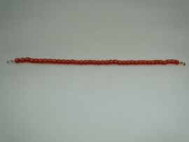 Imitatie Bloedkoraal met double veerring