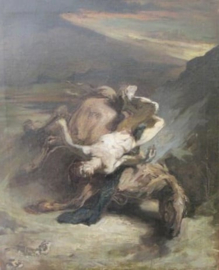 Olieverf Schilderij van Prof. J .H. Jurres 17 Januari 1875 - Amsterdam,  Augustus 1946