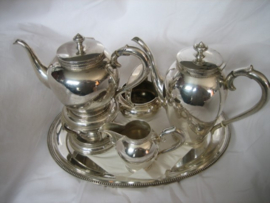 Zilveren 6-delig Hollands Thee & Koffie servies  uit ca. 1962
