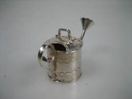 Antieke Zeldzame Zilveren Miniatuur Gieter Amsterdam uit ca. 1906