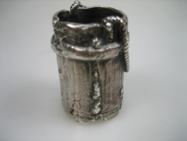 Miniatuur Zilver Water Trog met Hengsel uit ca. 1900