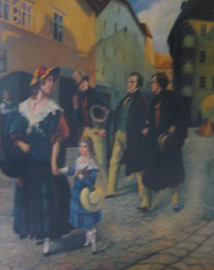 Frans Schilderij Julien Fabrice ca.1900 De familie van Franz Schubert Frans Schilderij Julien Fabrice ca.1900 De familie van Franz Schubert Frans Schilderij Julien Fabrice ca.1900 De familie van Franz Schubert Frans Schilderij Julien Fabrice ca.1900 De f
