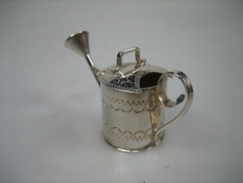 Antieke Zeldzame Zilveren Miniatuur Gieter Amsterdam uit ca. 1906