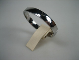 Moderne Italiaanse zilverkleurige slavenarmband nieuw