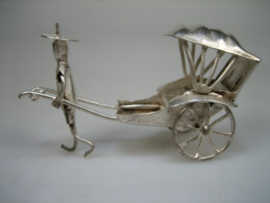 Antiek Oud Zilver Miniatuur uit ca. 1900