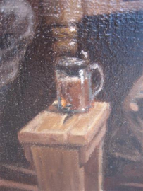 Oud schilderij van Pierre Duval Kaartende Heren info volgt nog