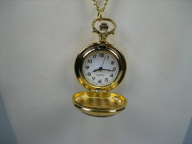 Quartz zakhorloge met ketting embleem afbeelding van diversen Herten