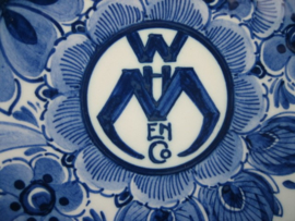 Delfts Blauw Herinnerings-Bord H. Muller & Co. Item