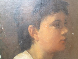Eikenhouten Paneel van Sophia Wilhelmina de Ridder uit ca. 1893