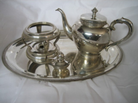 Zilveren 6-delig Hollands Thee & Koffie servies  uit ca. 1962