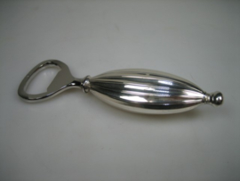 Zilveren exclusieve  3 delg Wijnopener set geheel handwerk uit ca. 1950