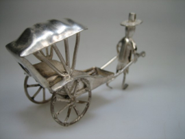 Antiek Oud Zilver Miniatuur uit ca. 1900