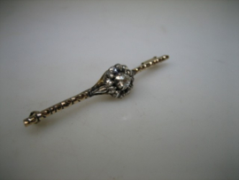 Gouden 14 Karaat Broche met diversen Diamanten uit ca. 1932
