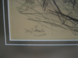 Jozef Israëls tekening 1824 - 1911 | Kunsthandel Antiekjuwelier Briljant