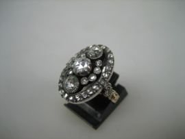 Gouden Princesse ring diamant 14 karaat ring met totaal 1,78 crt  aan diamanten