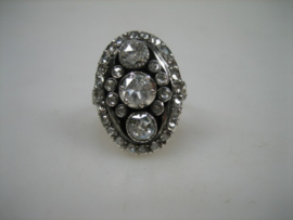 Gouden Princesse ring diamant 14 karaat ring met totaal 1,78 crt  aan diamanten