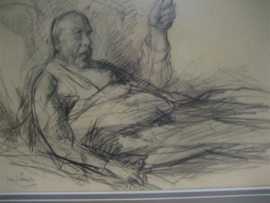 Jozef Israëls tekening 1824 - 1911 | Kunsthandel Antiekjuwelier Briljant