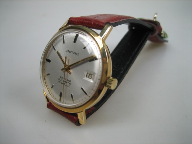 Jaquet - Droz 18 Karaat Zeldzaam Geel goud Horloge automatic uit ca. 1982