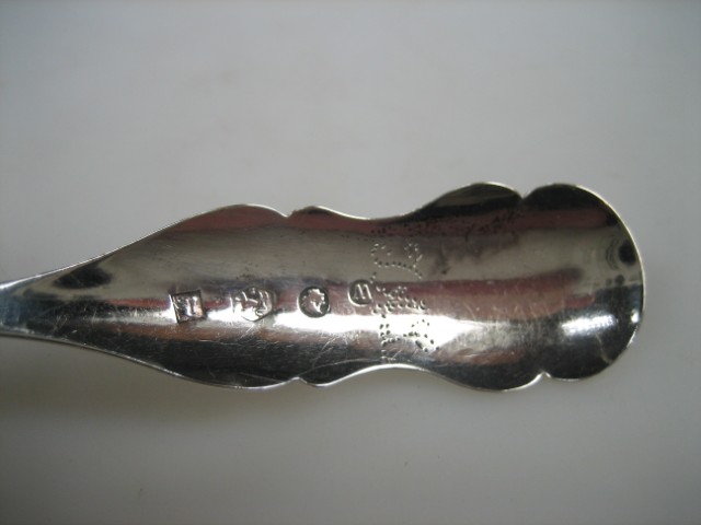 Antiek Zilver Zuurvorkje Biedermeier stijl Enkhuizen ca.1756