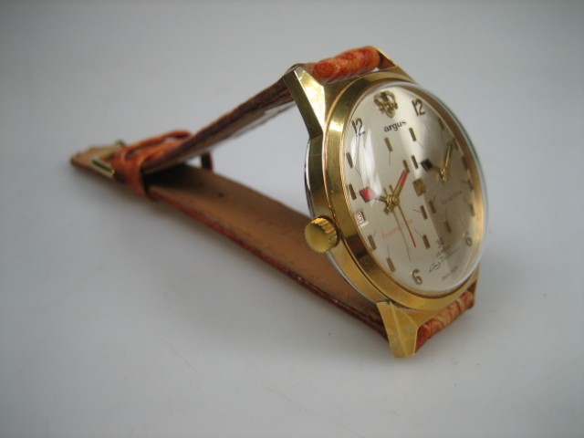 Argus Heren Horloge Verzamel Object uit ca. 1947 | Antiekjuwelier 1974