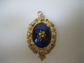 Zeldzame Gouden 18 Karaat Massieve Italiaanse Klassieke hanger ca.1930