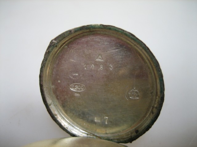 Antiek Zilveren Zakhorloge uit ca.1910/1912 zal nagezien moeten worden lees onderstaande