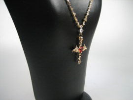 Kruis als Adelaar – Luxe Vintage met Jasseron Collier met karabijn sluiting nieuw