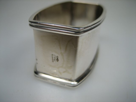 Antieke Zilveren Vingerdoekje Ring Amsterdam 1886/1889