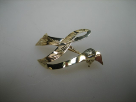 Gouden 14 karaat letter Broche N uit 1955