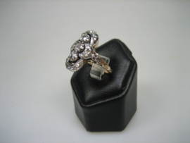 Antieke Gouden 14 karaat dames Diamant ring  Art-Deco uit ca. 1927