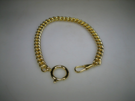 Klassieke gouddouble zakhorloge ketting nieuw uit eigen import