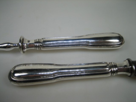 Set Verzilvert Trancheer Couvert Voorschoten van Kempen uit ca. 1920