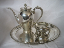 Zilveren 6-delig Hollands Thee & Koffie servies  uit ca. 1962