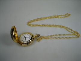 Quartz zakhorloge met ketting embleem afbeelding van diversen Herten