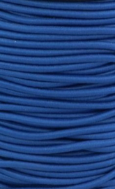 Koordelastiek 3 mm Blauw per 50 cm