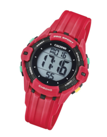 Calypso K5740/3 digitaal horloge 38 mm 100 meter rood