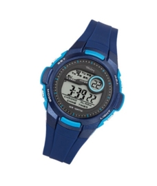Tekday 653966 digitaal horloge 38 mm 100 meter blauw