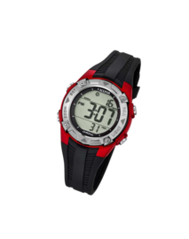 Calypso K5685/6 digitaal horloge 37 mm 100 meter zwart/ rood