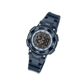Q&Q M149J007 digitaal horloge 36 mm 100 meter blauw