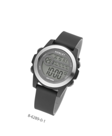 Nowley 8-6289-0-1 digitaal horloge 41 mm 100 meter zwart/ grijs