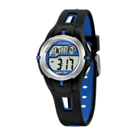 Calypso K5506/3 digitaal horloge 34 mm 100 meter zwart/ blauw